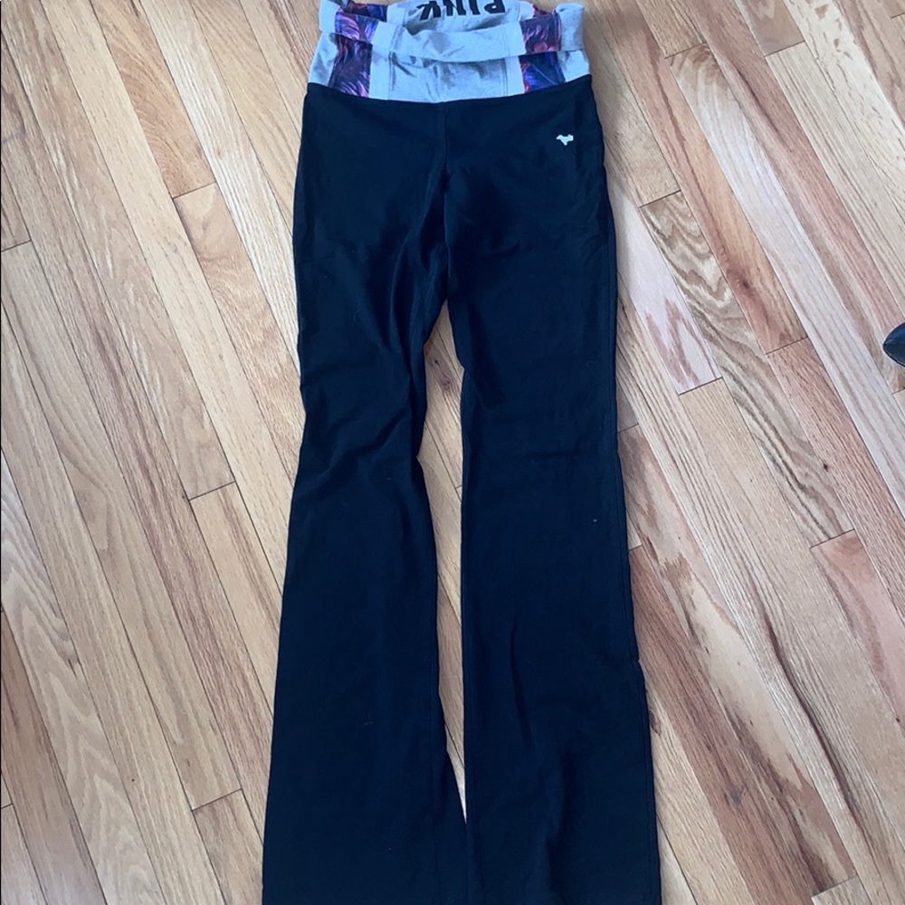 Pink size small long yoga pant